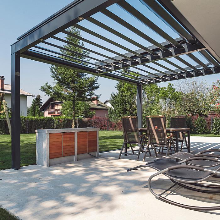 Pose de pergola